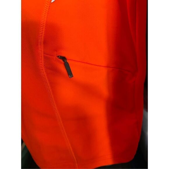 Brooks, women’s orange and black reflective, long sleeve jacket, size medium - Picture 4 of 5